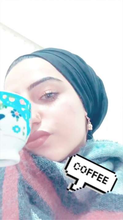 Türbanlı güzel hatun Hazal
